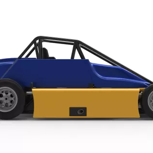 Experimental Pavement Silver Crown Car Version 2 Scale 1:25 - Model thumbnail 22