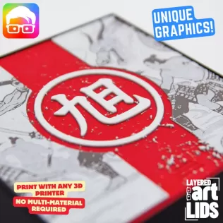 Rising Sun board game organizer by @ammedia3d - Model thumbnail 2