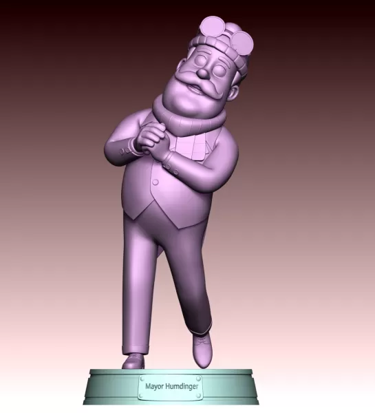 Mayor Humdinger FanArt - Model preview 11