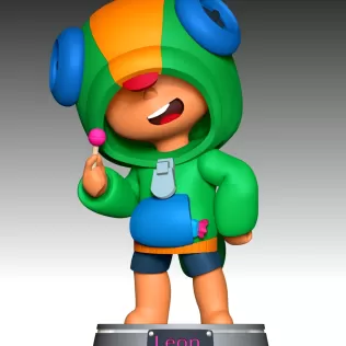 Leon - Brawl Stars - Model thumbnail 2