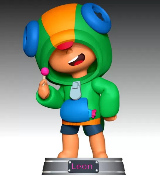 Leon - Brawl Stars - Model preview 2