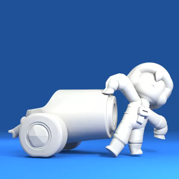 Bonnie (Original) - Brawl Stars - Model preview 5