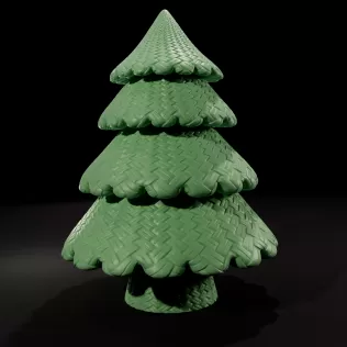 Woven Pine Tree - Model thumbnail 2