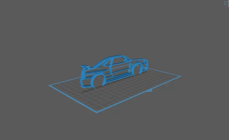 Nissan - R34 GTR Wall Art - Model preview 1