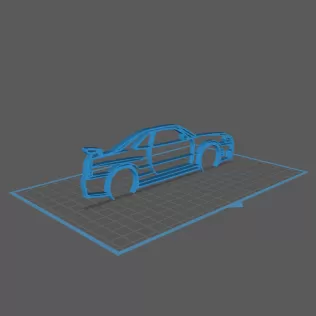Nissan - R34 GTR Wall Art - Model thumbnail 1