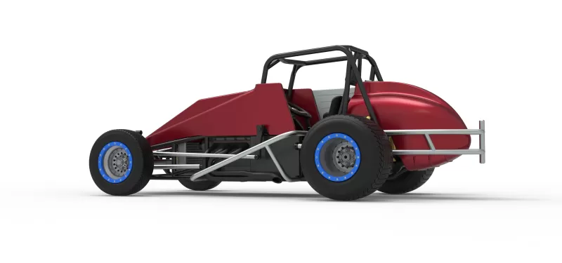 Vintage Dirt Silver Crown Car Scale 1:25 - Model preview 13