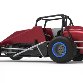 Vintage Dirt Silver Crown Car Scale 1:25 - Model thumbnail 13