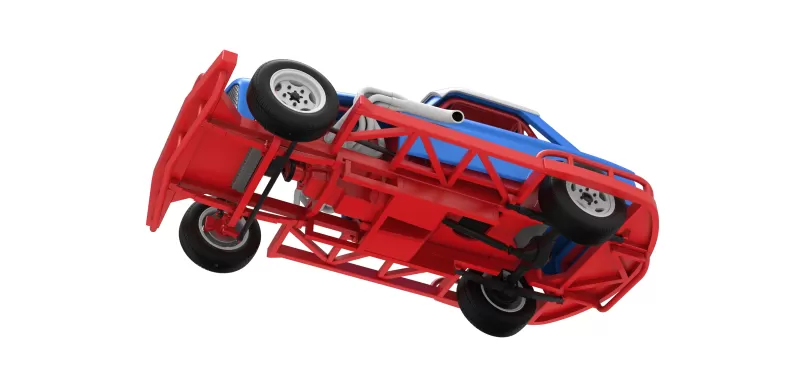 New Zealand Vintage Stock car Scale 1:25 - Model preview 3