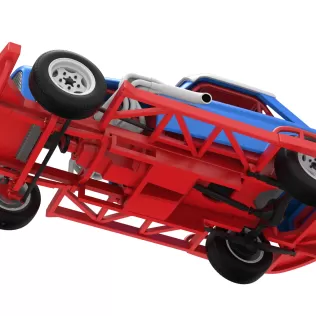 New Zealand Vintage Stock car Scale 1:25 - Model thumbnail 3