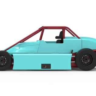 Experimental Pavement Silver Crown Car Version 3 Scale 1:25 - Model thumbnail 9