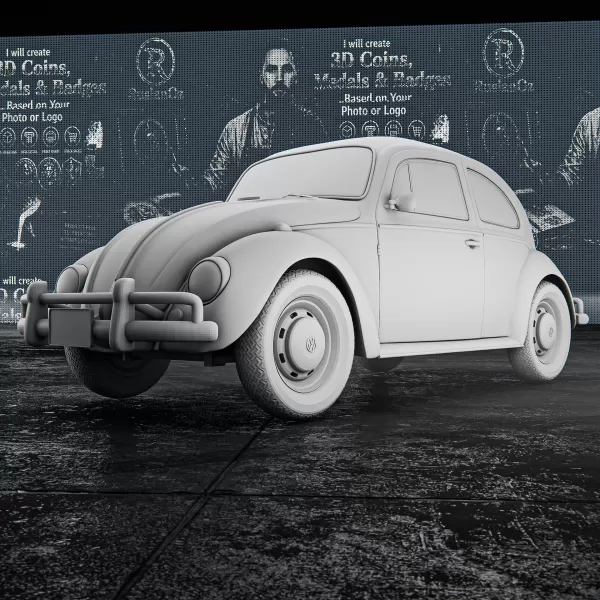 Volkswagen Beetle 1965 #RoZ - Model preview 1