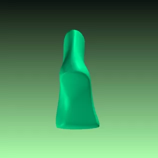 Women High Heel Open Toe Sandal Slipper Shoe Last 3D Digital Pri - Model thumbnail 5