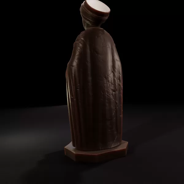 Stone Priest of the Forgotten Shrine 3D printing - Model preview 4