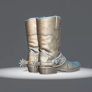 Cowboy Boots #RoZ - Model thumbnail 4