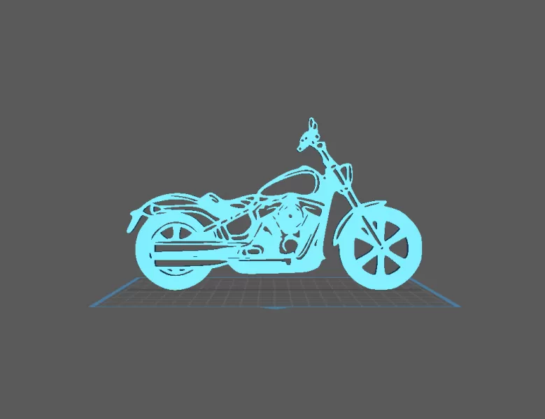 Harley Davidson - Softail Wall Art - Model preview 2