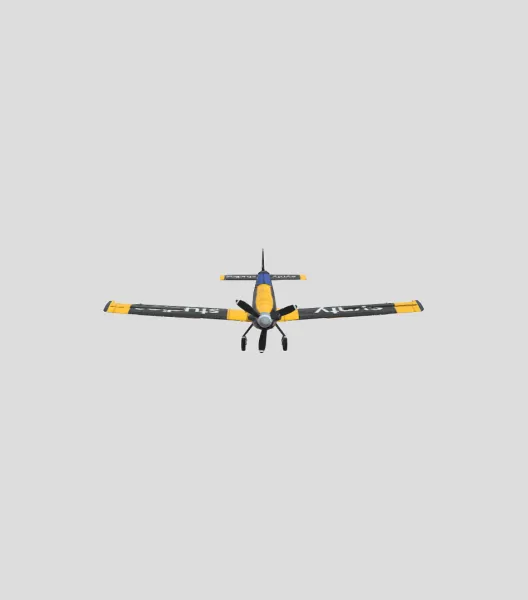 Plane Low Poly - Model preview 2