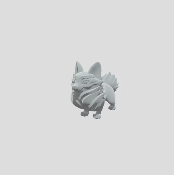 Fluffmane Corgi - Model preview 1