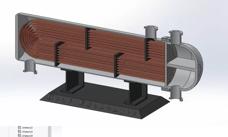 🏭✨ Industrial Flow Desk Organizer – Functional Art for Makers & - Model preview 3