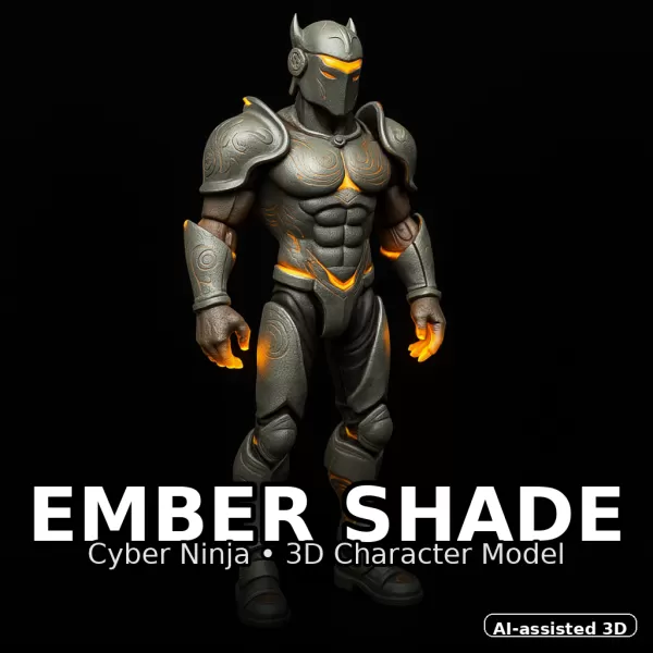 Emberforge Guardians — High-Poly Kitbash Character Pack (10 Mode - Model preview 8
