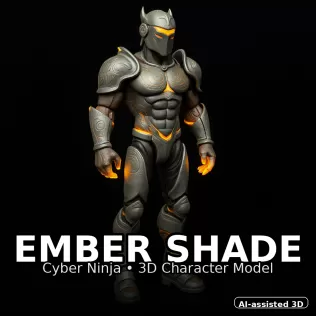 Emberforge Guardians — High-Poly Kitbash Character Pack (10 Mode - Model thumbnail 8