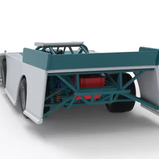 Wedge Dirt Late model Scale 1:25 - Model thumbnail 14