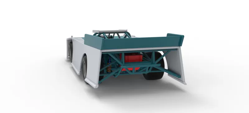 Wedge Dirt Late model Scale 1:25 - Model preview 14