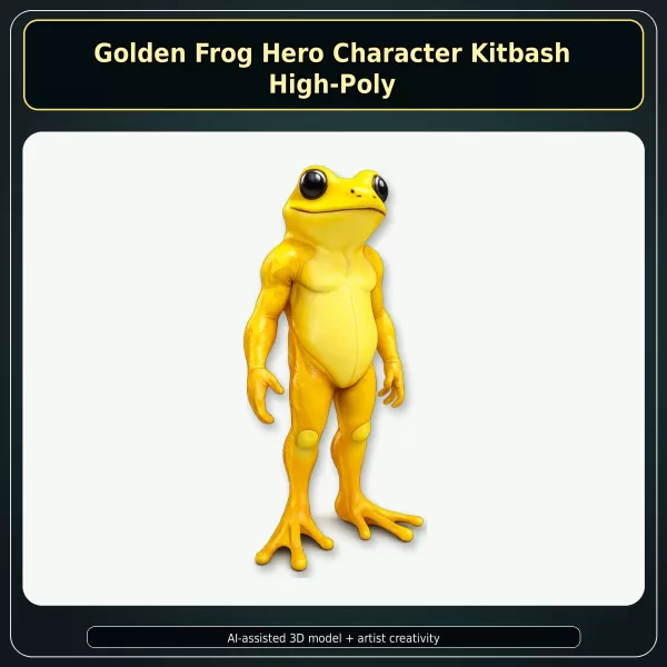 Anthro Animal Character Collection – Adventure Mascot Kitbash - Model preview 20