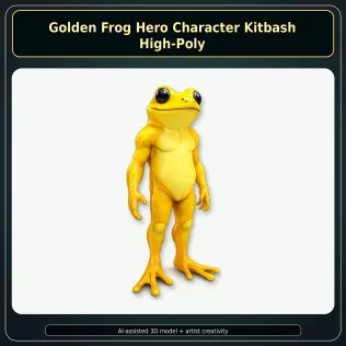 Anthro Animal Character Collection – Adventure Mascot Kitbash - Model thumbnail 20