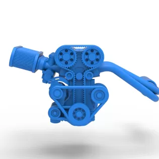 Engine of New Zealand Minisprint Scale 1:25 - Model thumbnail 5