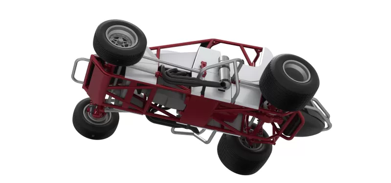 Dirt Silver Crown Car Scale 1:25 - Model preview 3