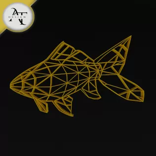 Fish - Geometric- 2D Wall Art Decor
