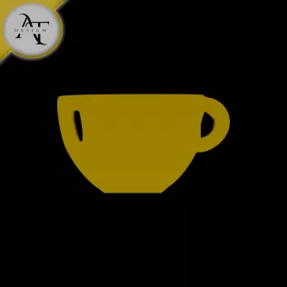 Simple Coffee Cup Symbol - 2D Art