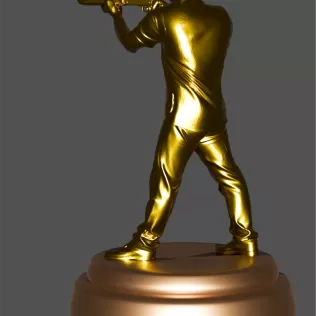 Clay Shooting 3D Character – Premium Printable STL + Blender Fil - Model thumbnail 4