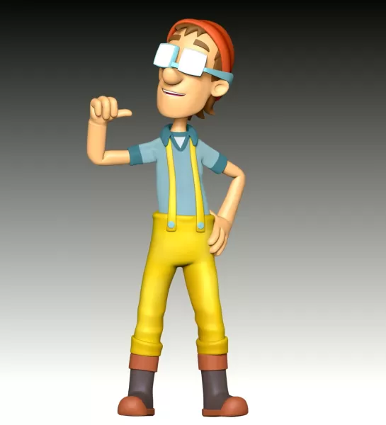 Captain Turbot Fan Art - Model preview 3