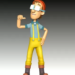Captain Turbot Fan Art - Model thumbnail 3