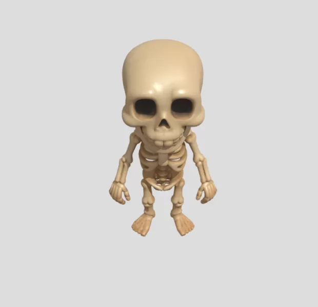 Cute Skull - Model preview 3