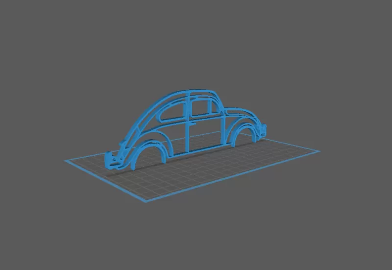 Volkswagen - Beetle Herbie Wall Art - Model preview 1