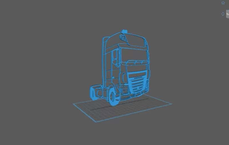 Truck - DAF Wall Art - Model preview 2
