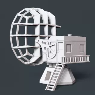 Würzburg Radar #RoZ - Model thumbnail 2