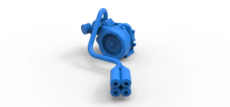 Engine of Quarter Midget Scale 1:16 - Model preview 13