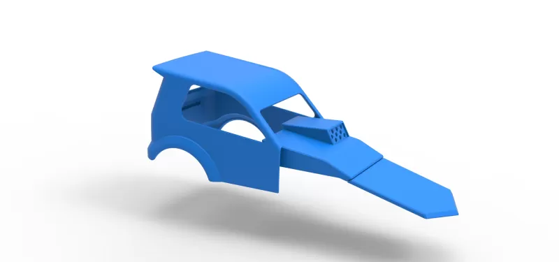Shell of New Zealand Superstock car Version 3 Scale 1:25 - Model preview 17