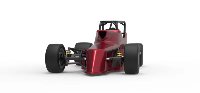 Pavement Silver Crown Car Version 2 Scale 1:25 - Model preview 6