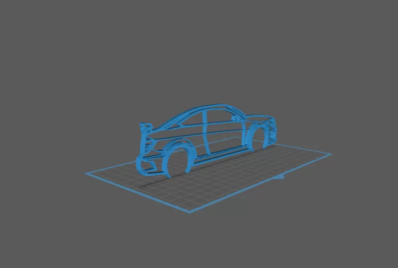 Mercedes - C63 AMG Black Series Wall Art - Model preview 2