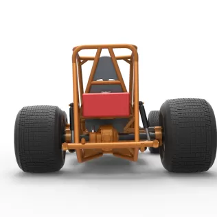 Vintage Sprint car Base Version 2 Scale 1:25 - Model thumbnail 16
