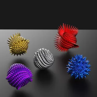 Dragon Easter Eggs 5 pcs. Set, Easter Egg Gift, 3D Printing for - Model thumbnail 4