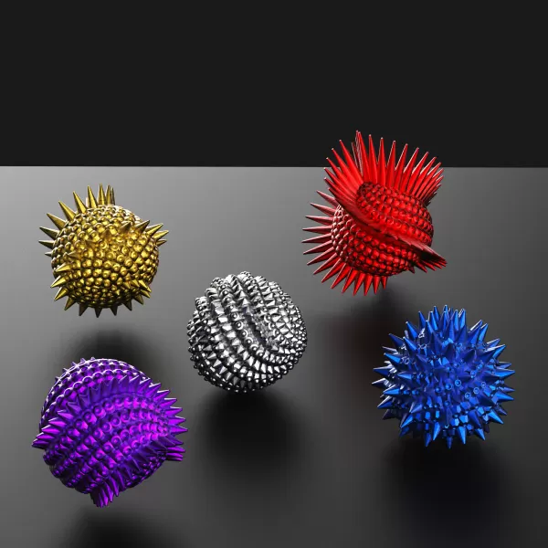 Dragon Easter Eggs 5 pcs. Set, Easter Egg Gift, 3D Printing for - Model preview 4