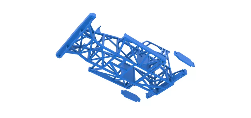 Frame of New Zealand Superstock car Version 4 Scale 1:25 - Model preview 20