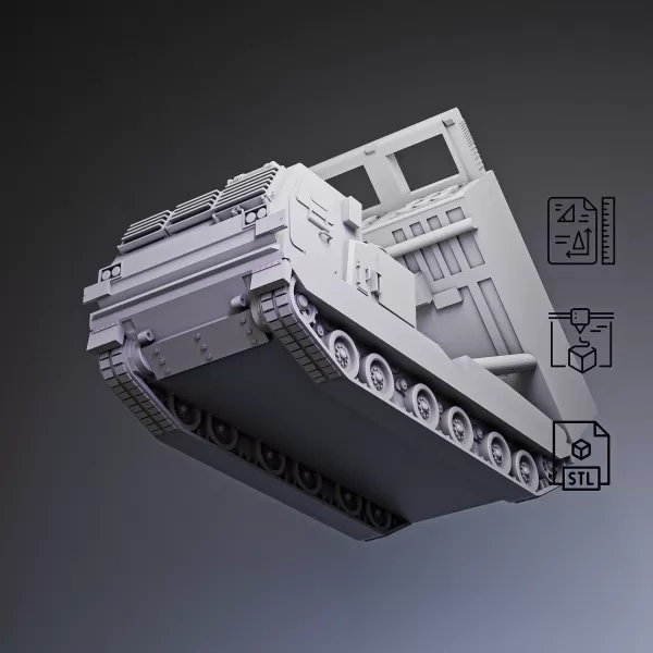 M270 MLRS Rocket System #RoZ - Model preview 1