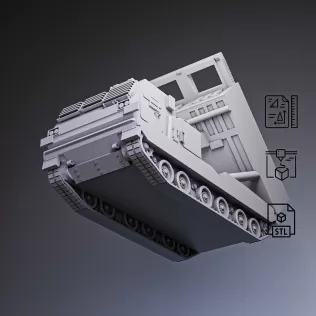 M270 MLRS Rocket System #RoZ - Model thumbnail 1