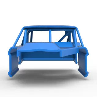 Shell of Vintage Asphalt Modified stock car V11 Scale 1:25 - Model thumbnail 5